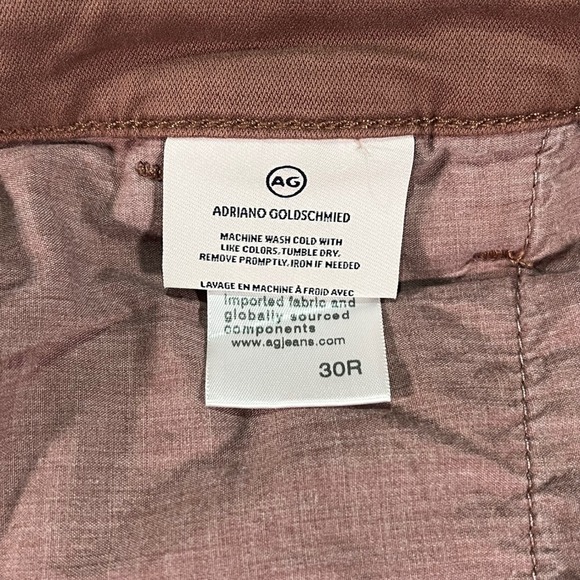 Adriano Goldschmied Caden Trouser Womens Size‎ 30R 32x28 Pants Brown Tailored AG - Picture 9 of 12